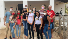 Participantes da ação social
