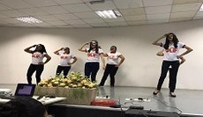 Apresentação das alunas de Espanhol