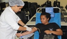 Alunos, servidores e colaboradores do campus exerceram a sua solidariedade