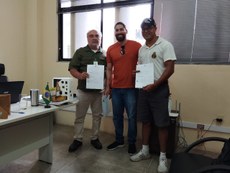 Momento na sala da Diretoria-Geral