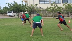 Jogo de travinha com participação dos pais servidores e colaboradores