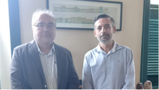 Diretor-geral do campus de Acaraú com superintendente do Iphan-CE