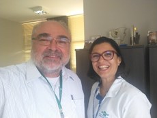 Gestor do campus acarauense do Instituto com a Chefe-Geral da Embrapa/Sobral