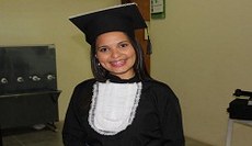 Ex-aluna do Instituto está uma alegria só pela conquista
