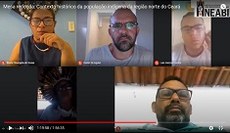 Pesquisadores e indígenas em interação no evento