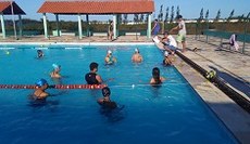 Atividades foram realizadas na piscina semiolímpica do campus