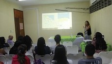 Palestra realizada com a docente da Uece