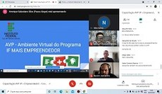 O treinamento foi realizado de forma remota, por videoconferência