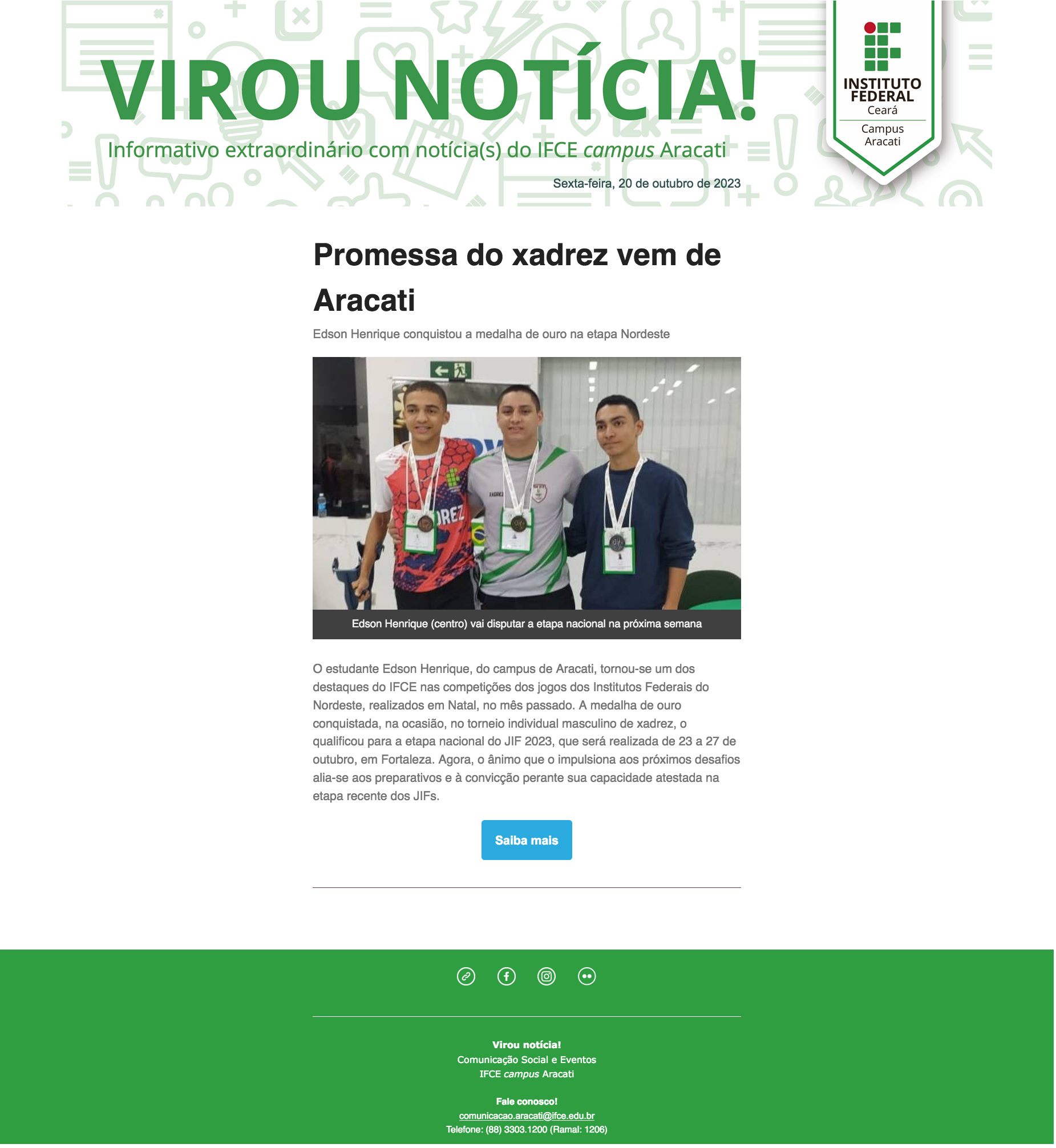 Promessa do xadrez vem de Aracati_20-10-2023