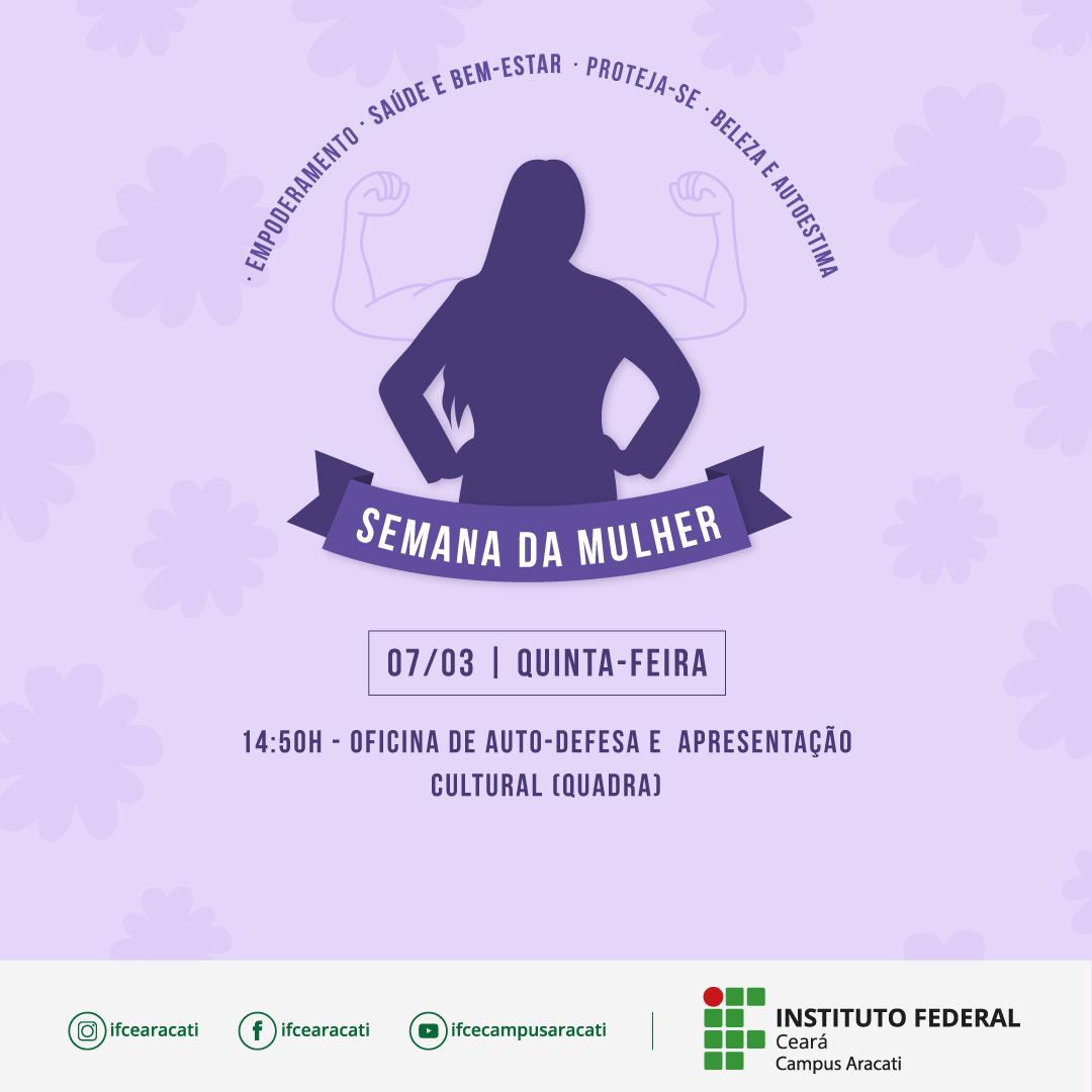 Semana da Mulher 2024_7 de março Semana da Mulher 2024_7 de março