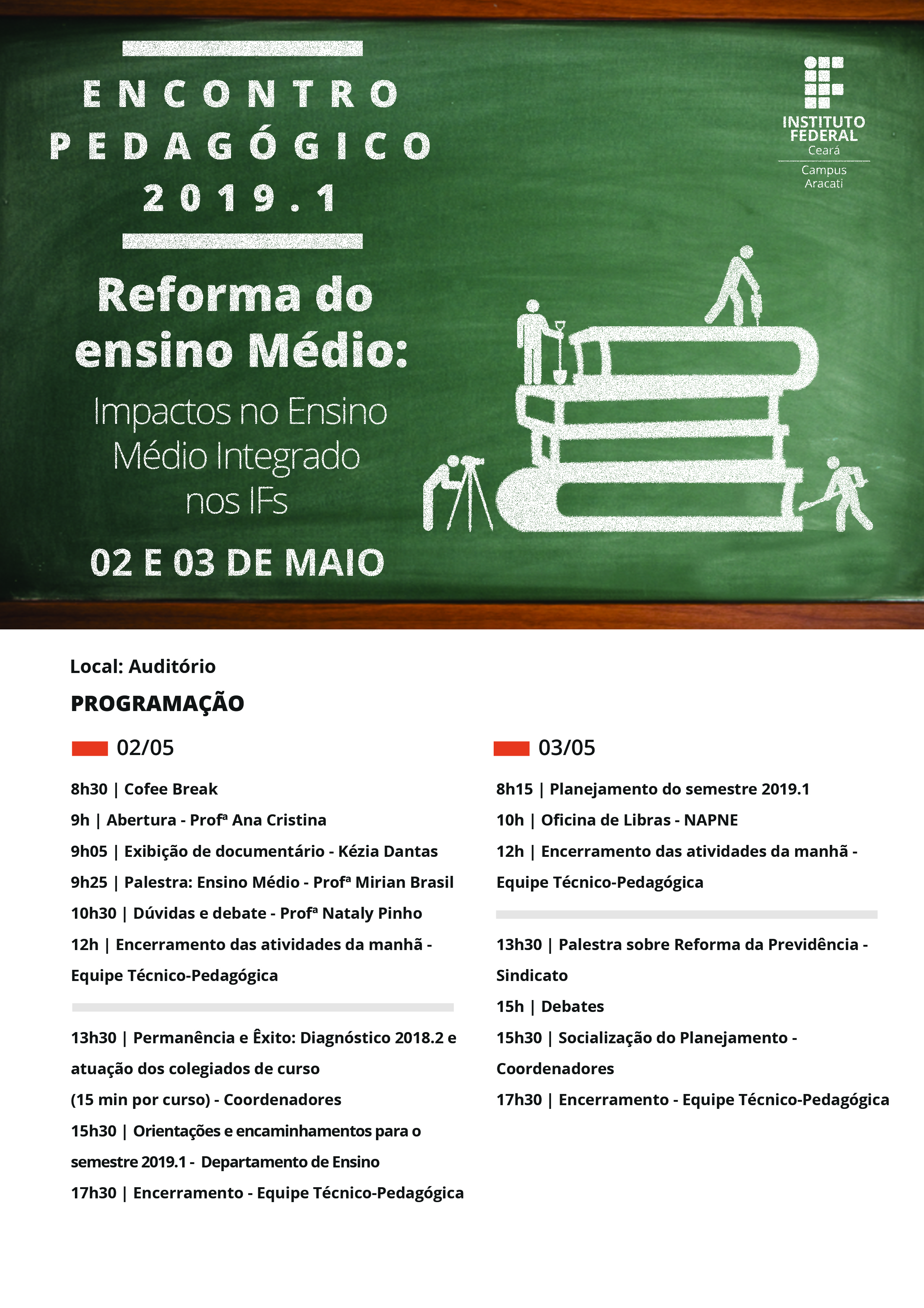 Encontro Pedagógico 2019.1