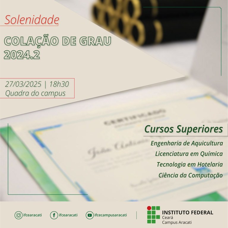colação de grau 2024.2