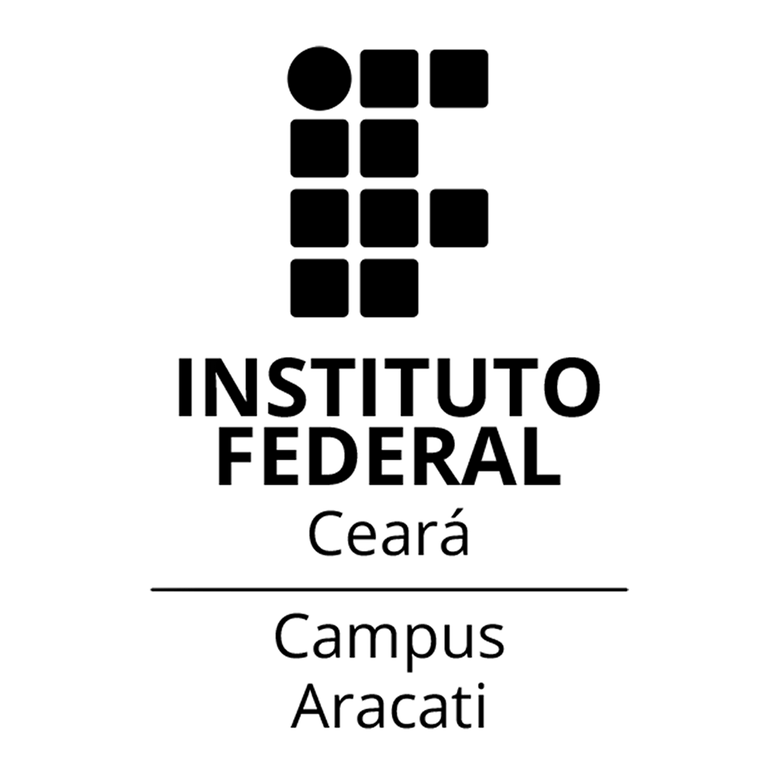 Logo IF Aracati vertical preto