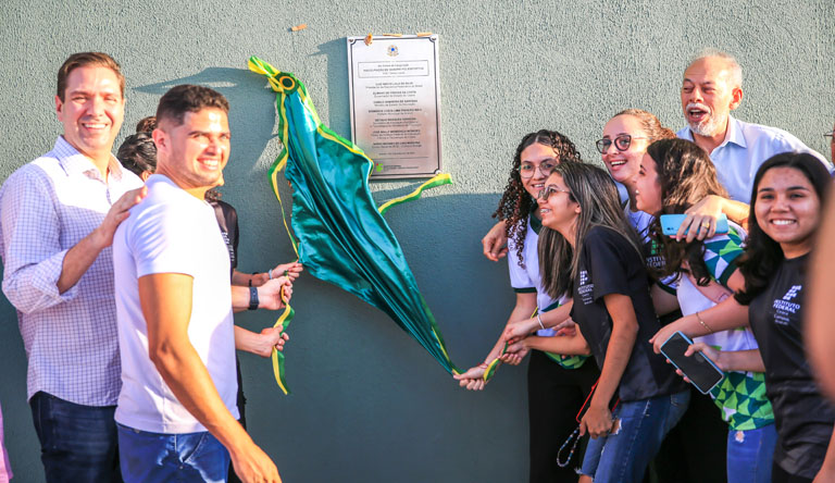 Inauguração da quadra poliesportiva do campus de Aracati