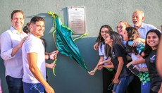 Inauguração da quadra poliesportiva do campus de Aracati