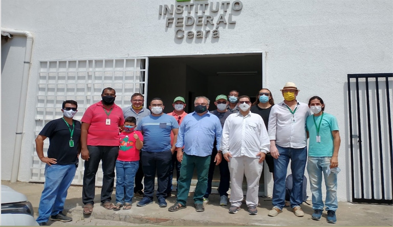 Visita diretor do campus de Acarau a Aracati