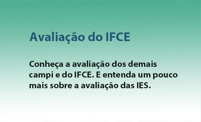 quadro Avaliação do IFCE