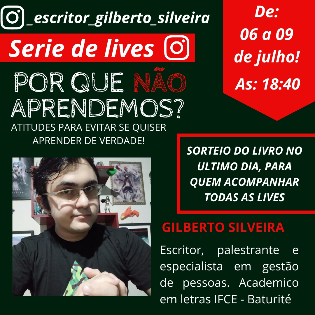 Gilberto Silveira Aluno Escritor