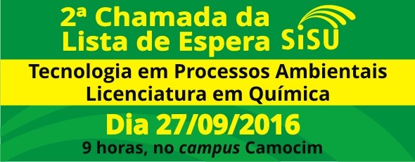 2ª Chamada TPA e Quimica