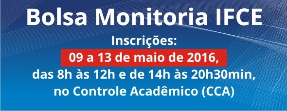 Edital de Monitoria