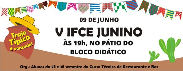 Banner V IFCE Junino