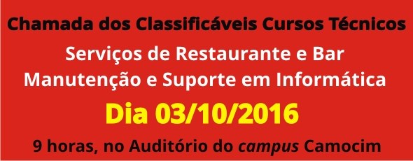 Chamada Classificaveis