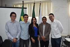 Alunos na cerimônia de colação de grau