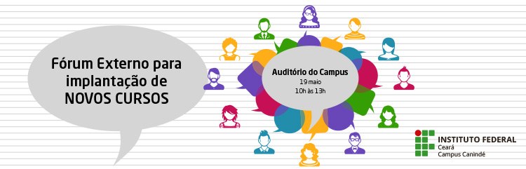 Fórum externo de criação de novos cursos Fórum externo de criação de novos cursos
