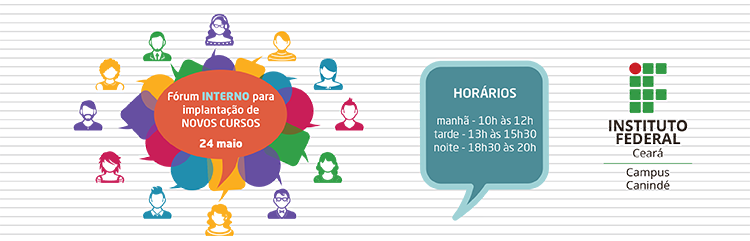 Fórum interno de criação de novos cursos Fórum interno de criação de novos cursos