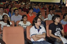 Acolhida dos novatos contou com apresentação dos setores e tour pelas instalações do campus