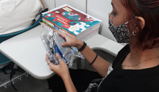 Entrega de máscaras foi viabilizada pela professora Patrícia Lana