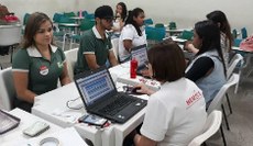 Alunos se envolveram diretamente na campanha (Foto: Eugênio Pimentel/colaboração)