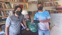 Biblioteca Comunitária do Araturi recebeu 200 máscaras