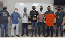 Alunos vencedores da gincana de encerramento da Semana de Logística foi realizada no dia 18 de junho de 2021