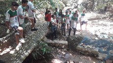 Alunos participam de Trilha dos Guaribas em Barbalha (Crédito: colaboração professor Nivaldo Júnior)