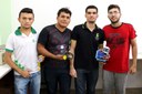 Alunos da equipe Calango Elétrico conquistam prêmio no IV Robots (Foto: Vitor Meireles)