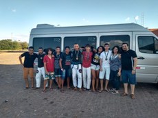 Equipe de Jiu-Jitsu do campus do Cedro participou do III Open Sertão em Arapina-PE. Crédito: colaboração professor Saulo Bezerra.
