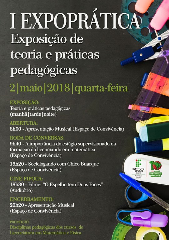I Expocrática no Campus do Cedro do IFCE, dia 2/5