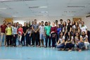 Alunos,professores supervisores e coordenadores participaram da lançamento oficial do Pibid e do PRP no campus do Cedro. (Crédito: Fabrício Castelo)
