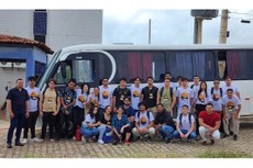 Delegação do IFCE Cedro na 2ª Hackathon, realizada em Salgueiro/PE no IF Sertão Pernambucano (Crédito: professor Denilson Souza)