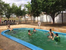 Lazer no Cedro Tênis Clube (Crédito: professora Luciana Santos)