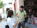 Equipe panfletou nas ruas de Cedro no Dia Mundial da Saúde