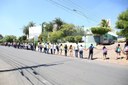 Abraço no campus ocorreu na tarde desta quarta-feira (11/9)(Crédito: Vitor Meireles)