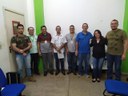 Representantes do campus e da empresa Moove firmaram contrato para instalação de geradores fotovoltaicos (crédito: colaboração Glauber Moura)