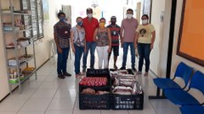 Doação de alimentos na Secretaria de Trabalho e de Assistência Social (Crédito:Vitor Meireles)