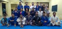 Equipe de jiu-jitsu do Projeto IF Suave, do campus do Cedro.(Crédito: professor Saulo Bezerra)