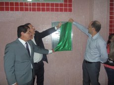 Equipamentos foram inaugurados oficialmente com a presença do reitor do IFCE, corpo de servidores do campus de Cedro e famílias de ex-professores homenageados (Foto: Andressa Souza)

