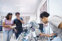 Já no curso de Mecatrônica Industrial foram cinco aprovados para o mestrado em Engenharia Elétrica do Instituto Federal da Paraíba (IFPB). Juliete Souza e João Paulo Fernandes foram selecionados para a linha de pesquisa de Eletromagnetismo Aplicado, enquanto Antônio Xavier, Aílton Batista e Weverton Lima foram aprovados na linha de Processamento de Sinais.