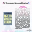 Obras ficcionais e baseadas em fatos reais abordam a vivência com o câncer(Crédito da arte: Setor de Comunicação Social do campus do Cedro)