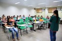 Técnicos administrativos e docentes participaram da palestra (Crédito: Vitor Meireles)